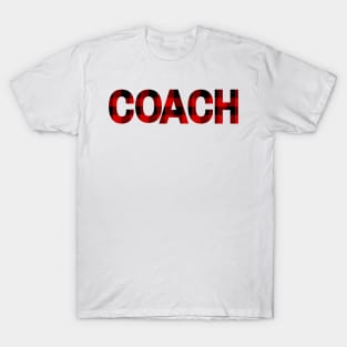 Coach in buffalo plaid T-Shirt